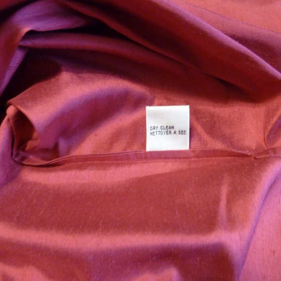 Tunic Blouse Silk EUC Fuchsia - Picture 8 of 8